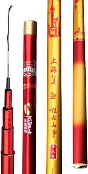 Fishing Rod Telescopic Carbon Fiber Carp Rods Ultra Hard Ultralight 28 Tone 3.6m 3.9m 4.5m 4.8m 5.4m 5.7m 6.3m 7.2m Rivers Lakes Reservoirs Streams