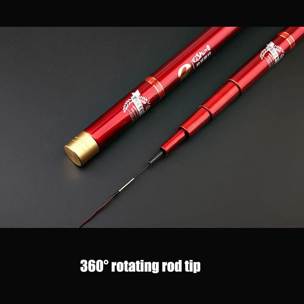 Fishing Rod Telescopic Carbon Fiber Carp Rods Ultra Hard Ultralight 28 Tone 3.6m 3.9m 4.5m 4.8m 5.4m 5.7m 6.3m 7.2m Rivers Lakes Reservoirs Streams