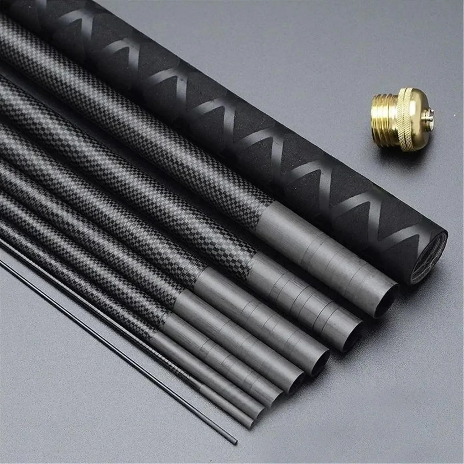 Fishing Rod Telescopic Stream Rod 4.5M/5.4M/6.30M/7.2M/8M/9M/10M Carbon Reservoir Pond Fishing Rod Super Light Hard Fiber Hand Fishing Pole