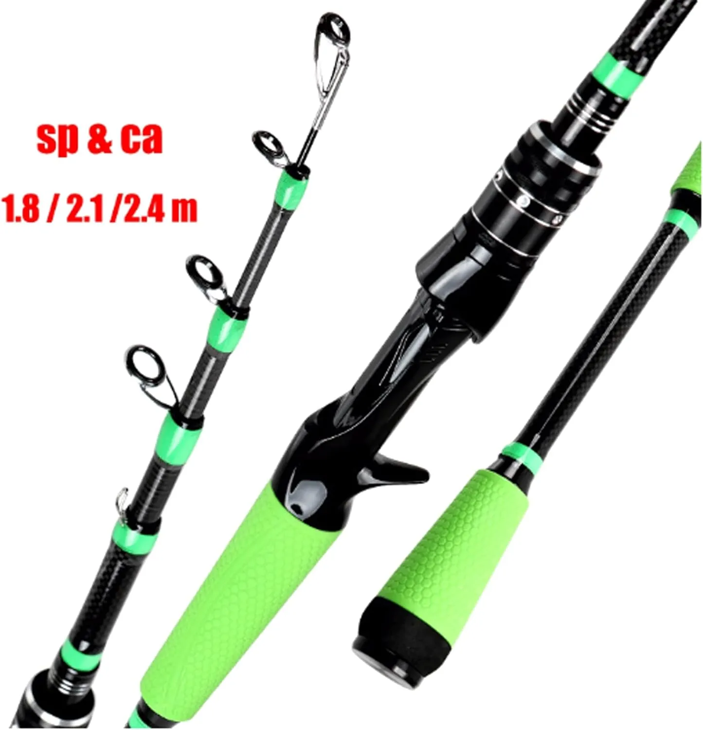 Fishing Rods 1.8M/2.1M/2.4M Fishing Rod Carbon Telescopic Spinning Baitcasting Fishing Rod Telescopic Fishing Rod Fishing Accessories