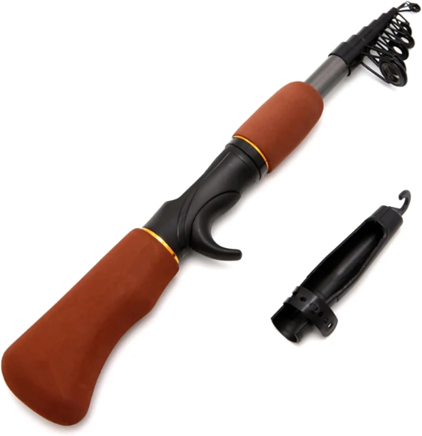 Fishing Rods Carbon Fiber Fishing Rod 1.6M Telescopic Pocket Ice Fishing Rod Saltwater Freshwater Ultralight Fishing Pole Tackle Fishing Accessories
