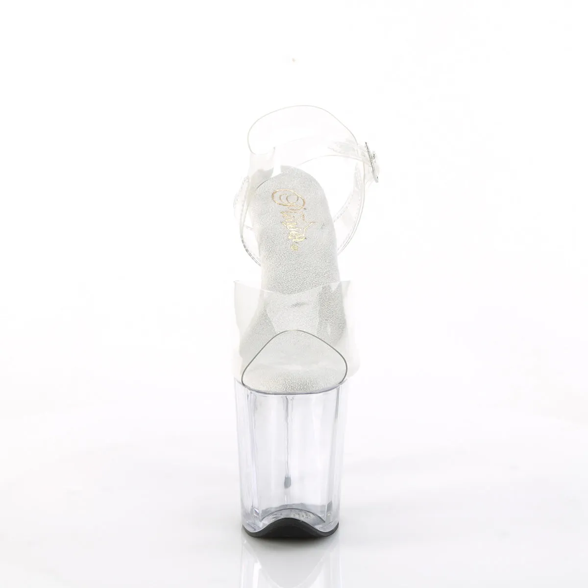 Flamingo-808 Clear Platform Heels