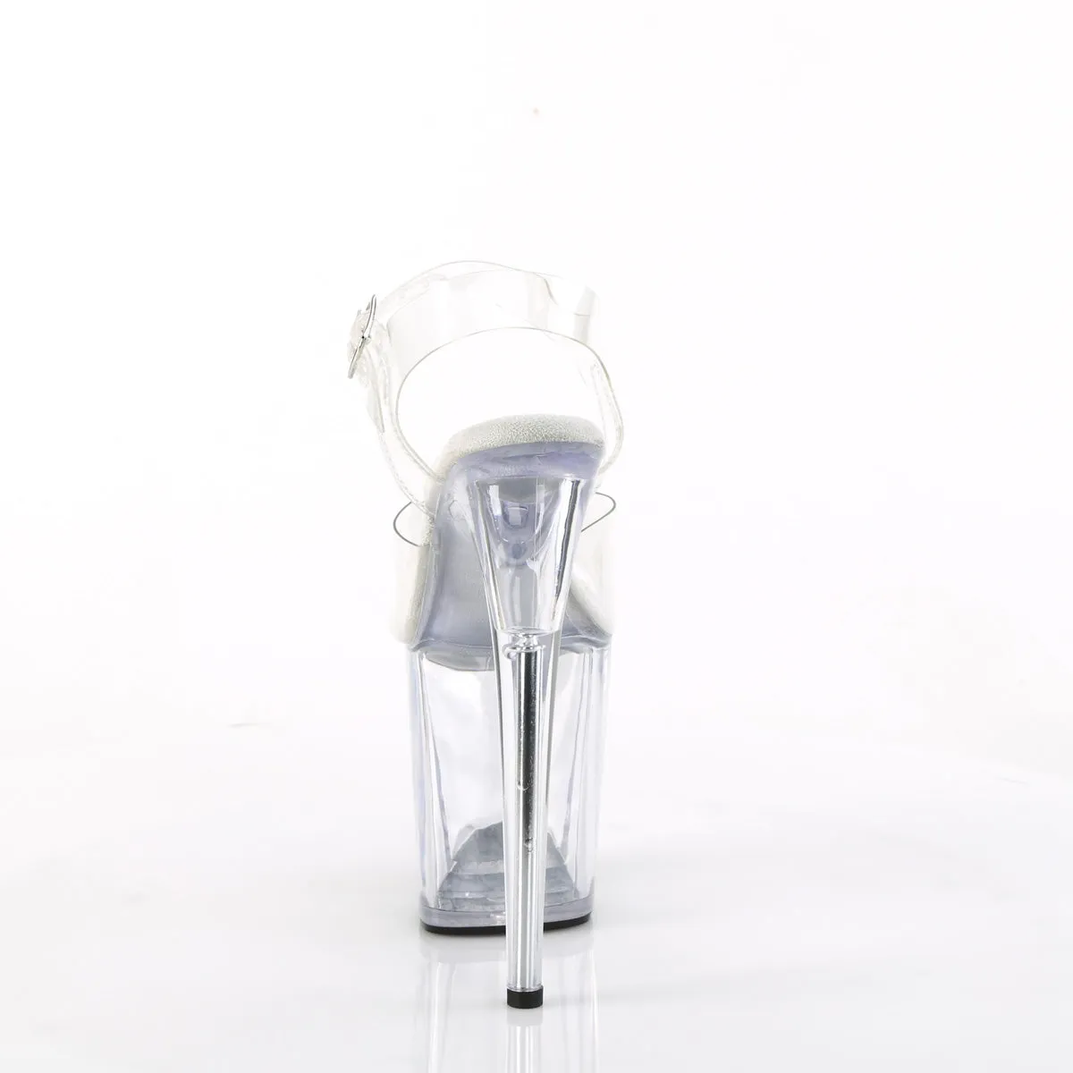 Flamingo-808 Clear Platform Heels