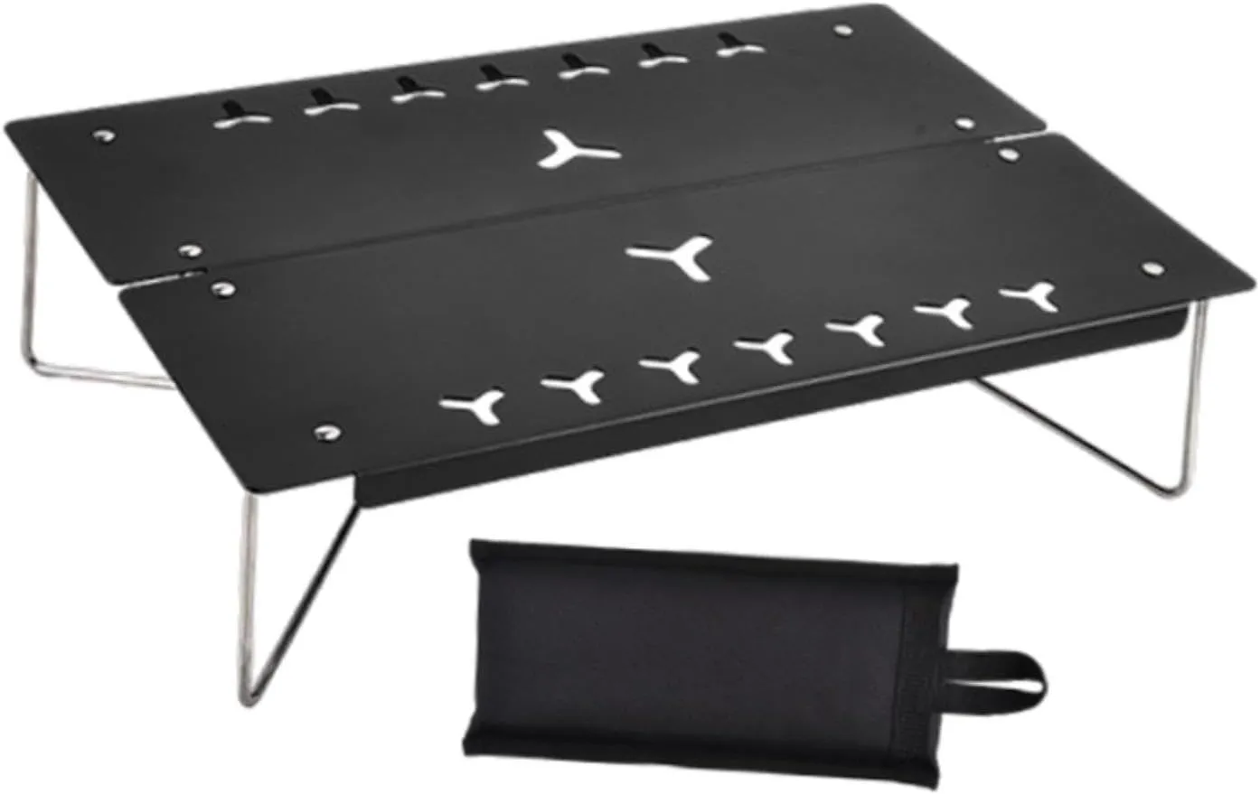 Foldable Camping Table Camping Desk Compact Sturdy Versatile Outdoor Table Foldable Table for Yard Patio Barbecue Backpacking