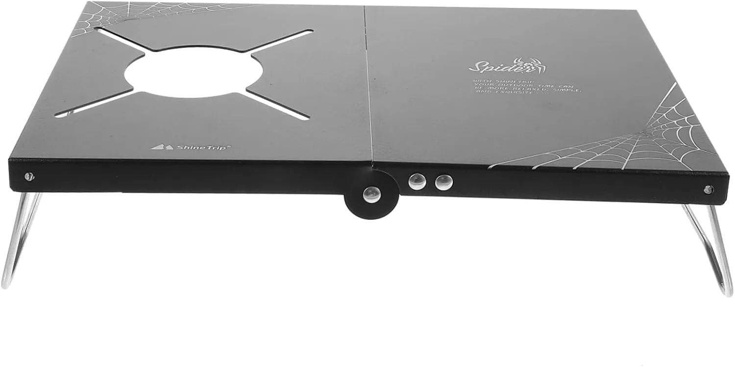 Foldable Camping Table Portable BBQ Grill Lightweight Stainless Steel Compact for Outdoor
