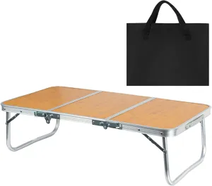 Foldable Camping Table | Portable Camp Table - Stable Lightweight Furniture for BBQ Trip Backyard Picnic Car Rv Patio Use