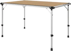 Foldable Table, Adjustable Height Aluminum Table for Picnic