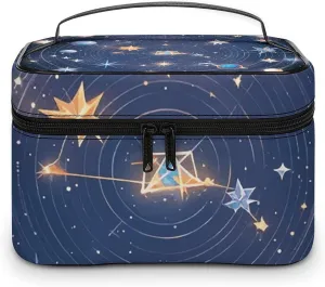 Foldable Travel Luggage Bag for Men And Women, Dry And Wet Separation Portable Travel Luggage Bag, Constellations Cosmic Galaxies Printed Waterproof Sports Luggage Bag, Fitness Bag