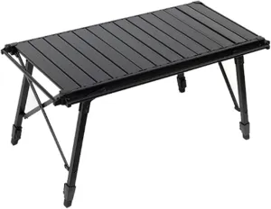 Folding Camping Table, Aluminum Portable Camp Table with Carry Bag, Heavy-Duty Strong Table for Backyard, BBQ, Party