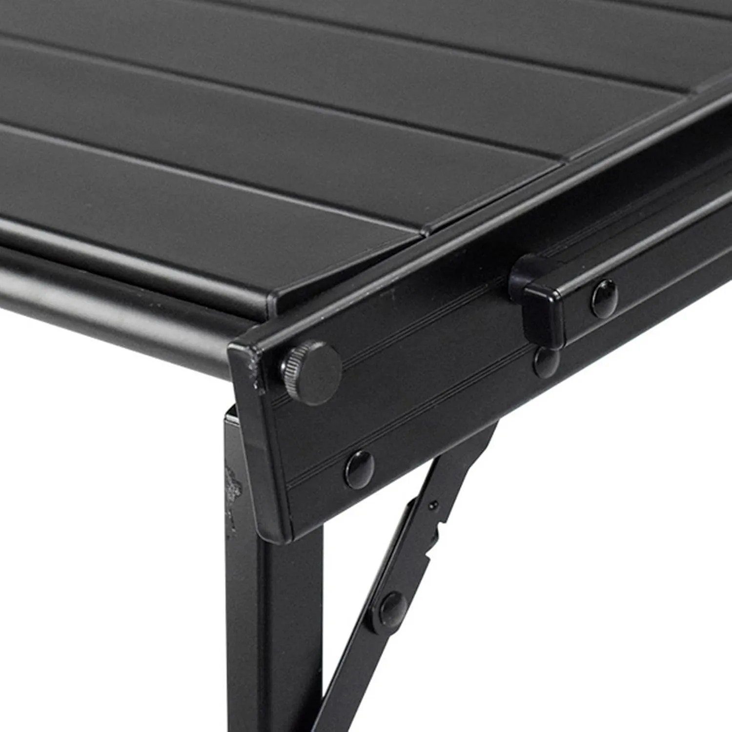 Folding Camping Table, Aluminum Portable Camp Table with Carry Bag, Heavy-Duty Strong Table for Backyard, BBQ, Party