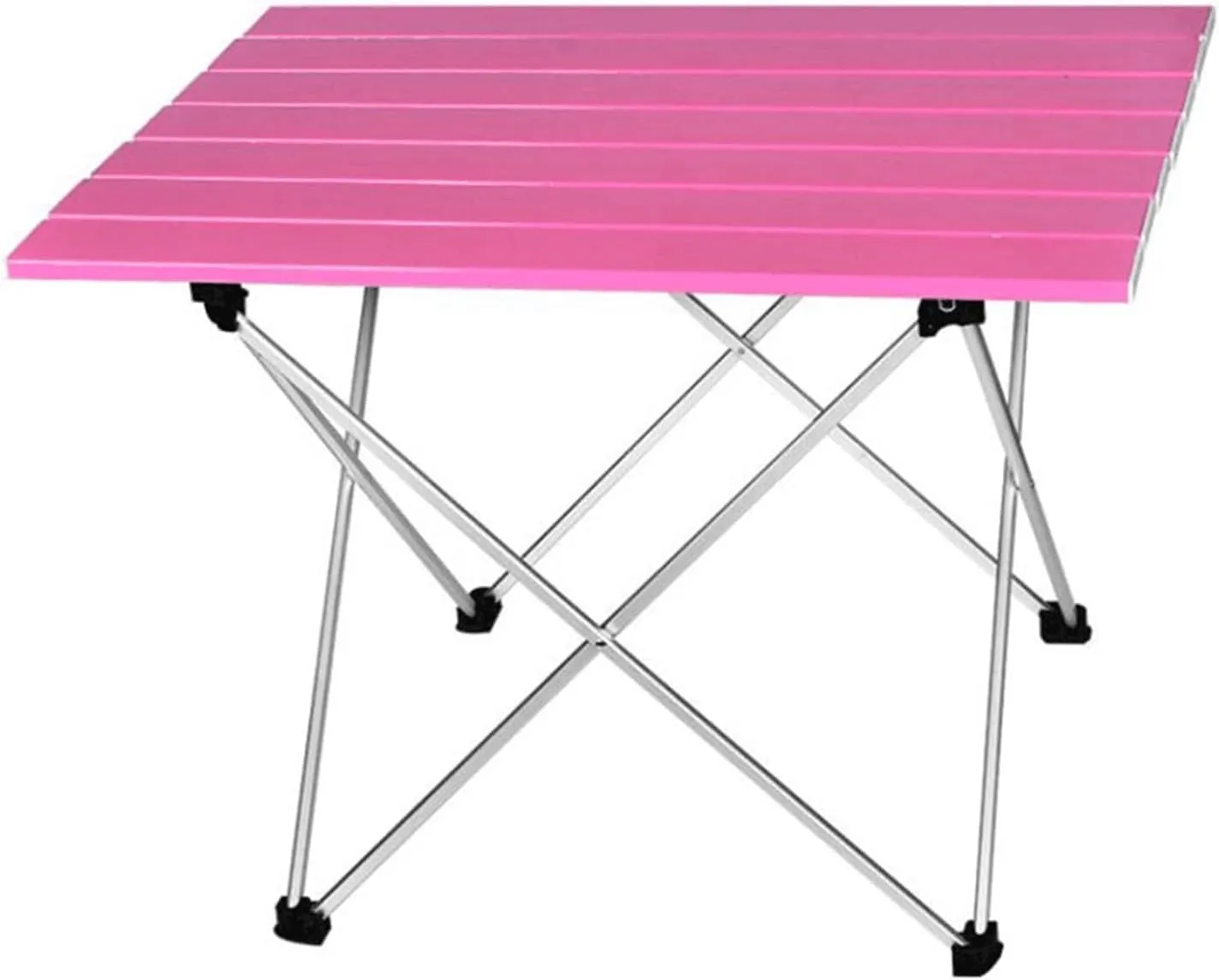 Folding Dining Table Foldable Folding Camping Hiking Desk Traveling Outdoor Furniture Table Aluminum Alloy Portable Table Outdoor Furniture (Color : Black55.7x40.5x38.5)