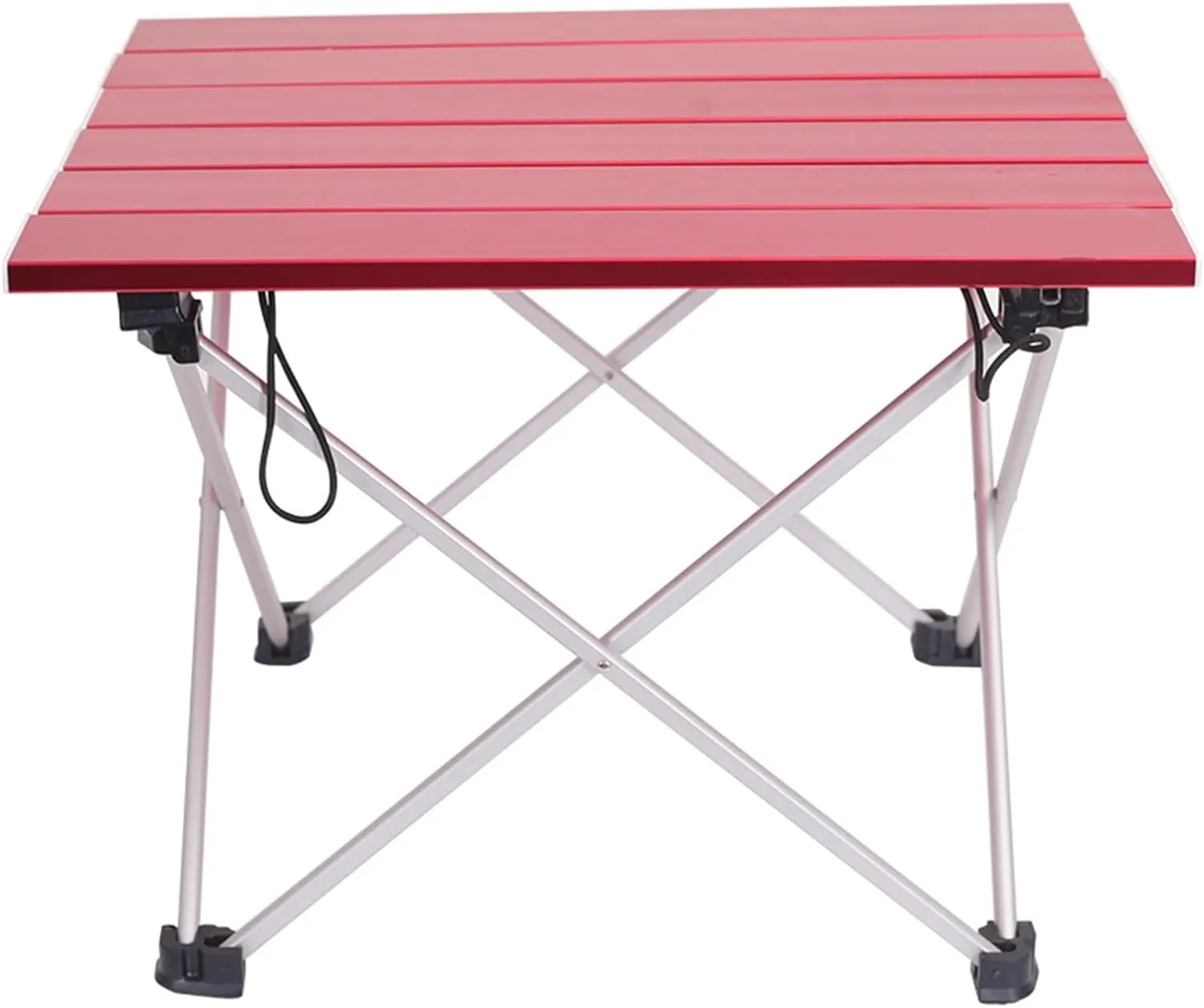 Folding Dining Table Ultra-Light Table Blue Pink Gray Small Portable Aluminum Folding Table Outdoor Dinner Hiking Camping BBQ Traveling Desk Alloy (Color : Light Gray)