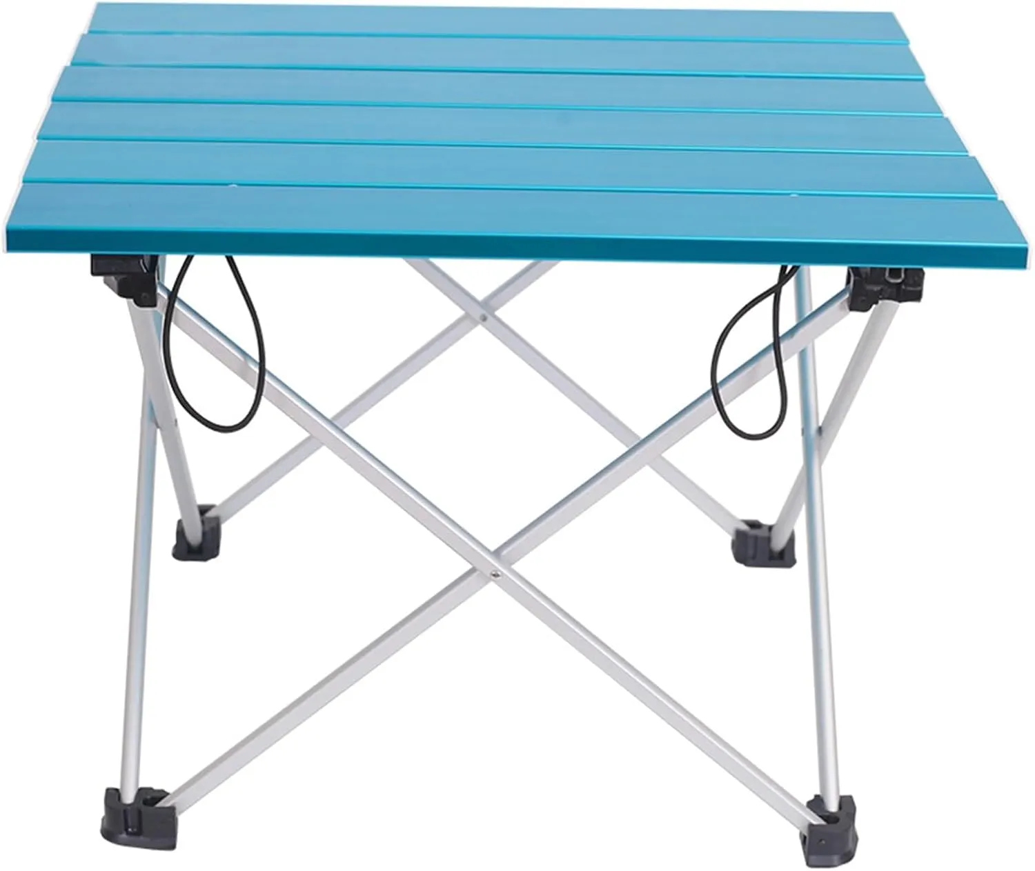 Folding Dining Table Ultra-Light Table Blue Pink Gray Small Portable Aluminum Folding Table Outdoor Dinner Hiking Camping BBQ Traveling Desk Alloy (Color : Light Gray)