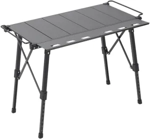 Folding Extendable Camping Table, Camp Table with Aluminum Tabletop and Carry Bag, Multi-Functional Modular Table, Foldable Table with Portable Patchwork Design