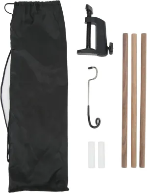 Folding Lamp Pole Walnut Lantern Stand Portable Lightweight Adjustable Height for Camping Picnic Barbecue Hiking Outdoor Activities Walnut Wood Material 3 Sections 30cm