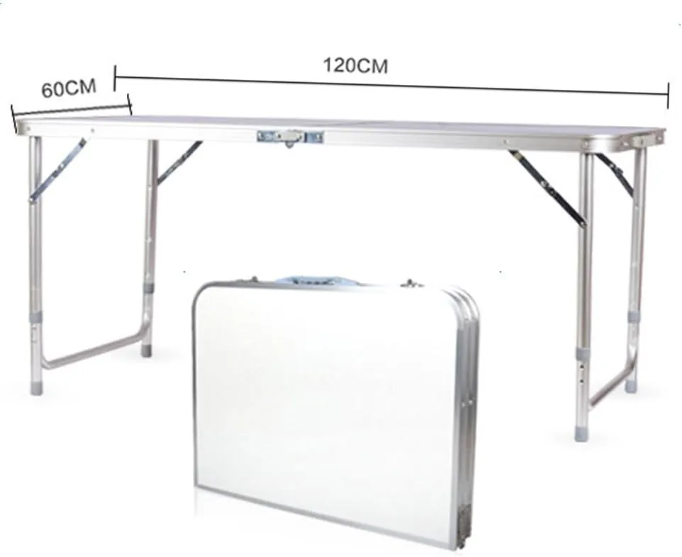 Folding Picnic Table,47.24 x 23.62 x 21.65‘’Home Use Folding Table Lightweight Aluminum Camping Table,Portable Outdoor Grill Stand Table for Outside Picnic BBQ Beach