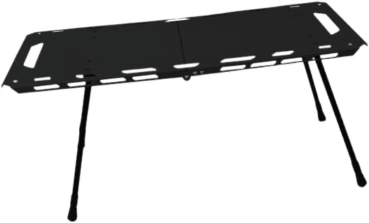 Folding Table Adjustable Height Beach Table Portable Outdoor Table Camping Table for Patio Travel Backpacking BBQ Yard