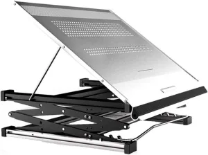 Folding Table, Camping Side Table, Portable Camp Roll Up Table, Square Folding Aluminum Lightweight Table for Picnic, Bea, Boat, BBQ