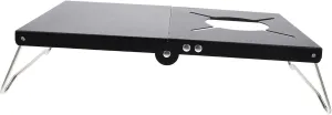 Folding Table for Outdoor Activities Compact Camping BBQ Picnic Table Stainless Steel Easy Setup