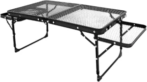 Folding Table for Outdoor Use Adjustable Height for Camping and BBQ