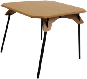 Folding Table Picnic Coffee Table Sturdy Aluminum Camp Table Beach Table Outdoor Table Adjustable Height for Backpacking Yard, Khaki