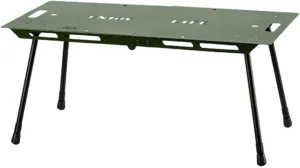 Folding Table Portable Camping Table Compact Lightweight Desk Outdoor Table for Backpacking Patio Backyard Barbecue, Green