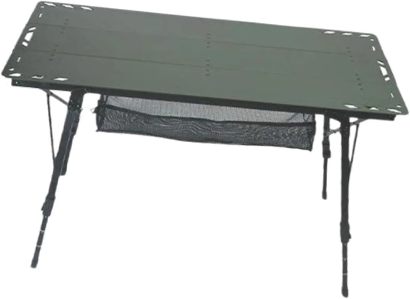 Folding Table with Adjustable Legs Camping Furniture Stable Camping Table Outdoor Table for Backyard Boat Travel Picnic Patio Portable camping table Wilderness camping table Outdoor camping t