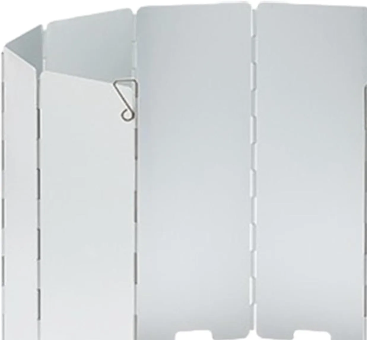 Folding Windshield for Camp Stove with Carrying Bag and 10 Plates for Outdoor Cooking