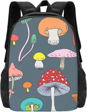 Forest Mushrooms Lightweight Packable Backpack Travel Casual Large Capacity Daypack Foldable Backpack For Men Women