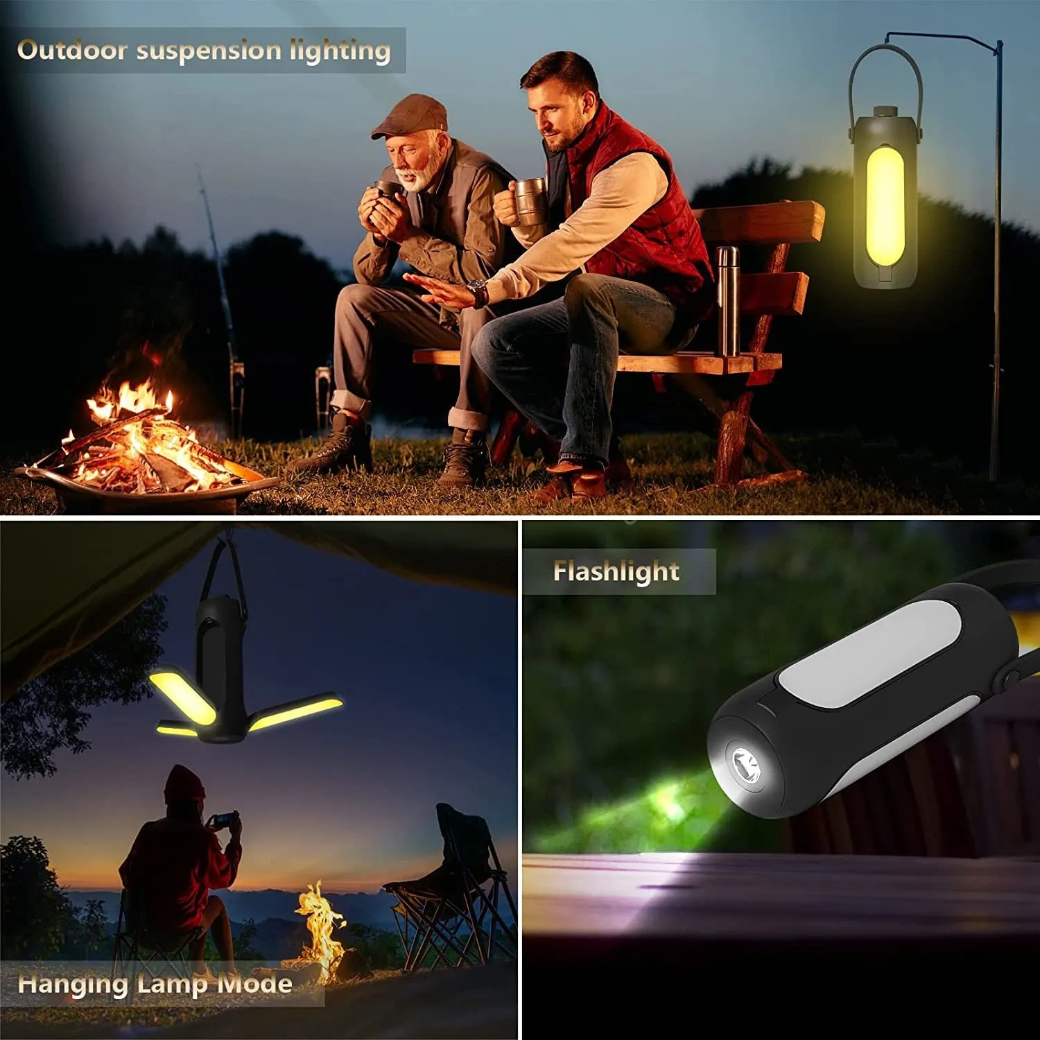 Free folding Rechargeable LED Camping Light