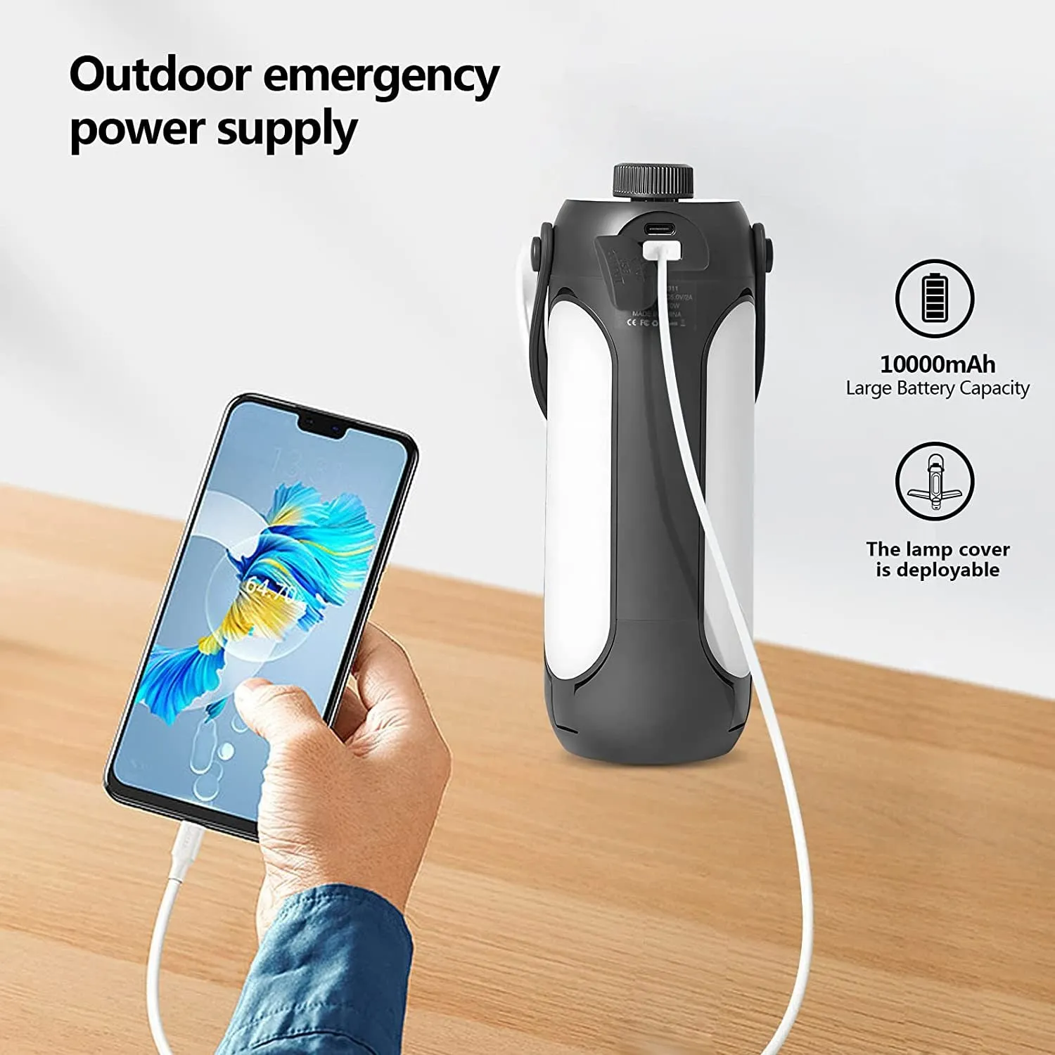 Free folding Rechargeable LED Camping Light