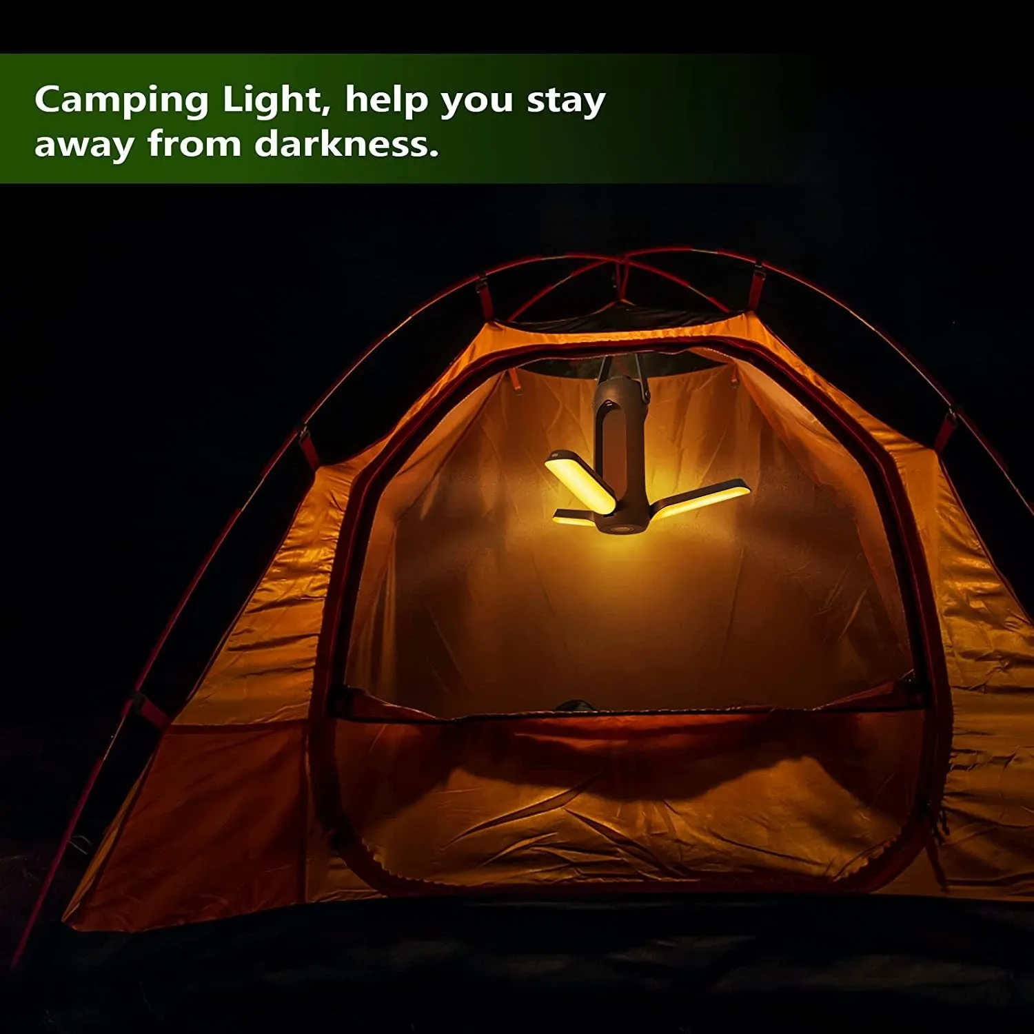 Free folding Rechargeable LED Camping Light