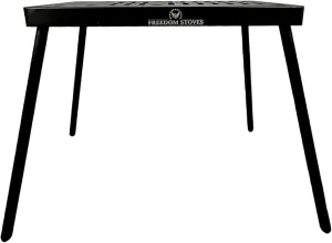 Freedom Stove Griddle Folding Compact Table, Works With 22", 29" & 22" SideBurner Black