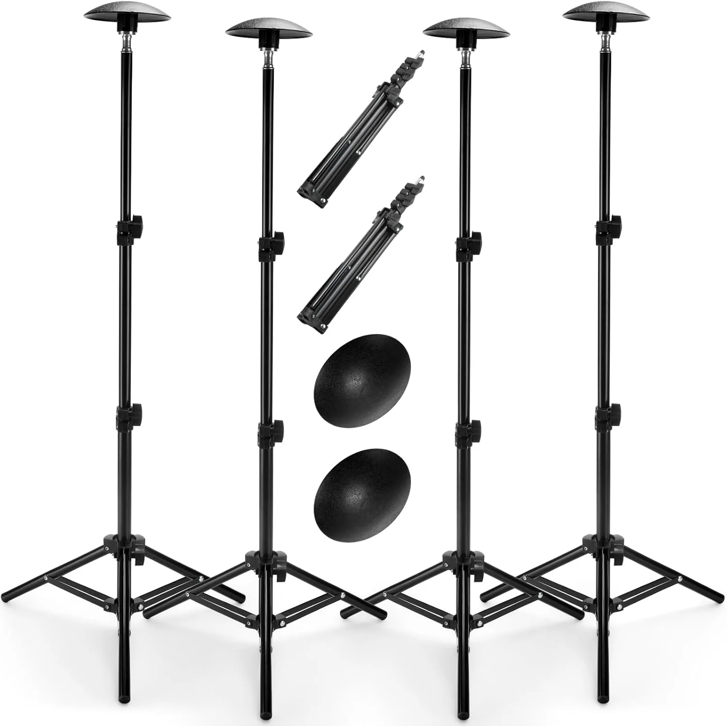 Funtery 4 Pcs Boat Cover Support Pole Adjustable Boat Cover Support System ABS Plastic Pole Jon Accessories for Fishing Bass Pontoon Trailer