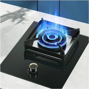 Gas Cooktop,Desktop Embedded Dual-purpose Natural Gas Liquefied Gas Furnace,1 Gas Stove with Flame Out Protection,Suitable for Outdoor Camping in Apartments(Ng)