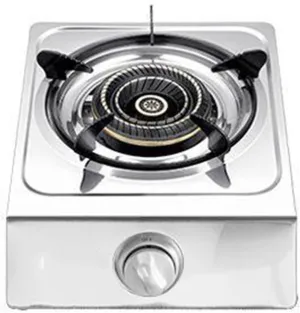 Gas Stove Portable Outdoor for Camping,Stainless Steel Efficient Tabletop Cooker Single Burner Gas Hob,for Home Camping(NG)
