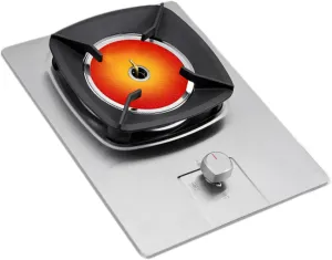 Gas Stove,Heat Load 3.2KW/10918.4BTU,Desktop Embedded Dual-purpose Stainless Steel Single Stove,Suitable for Home Indoor and Outdoor Camping(Lpg)