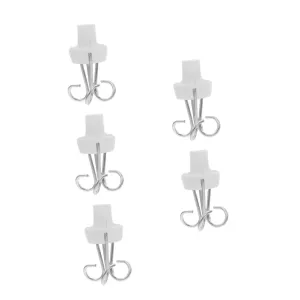 Gatuida 5pcs Hook Holder for Home Medical Bag Hook Hospital Drip Rack Heavy Duty Metal Easy DIY Height Adjustment