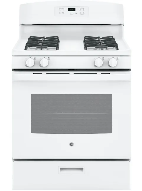 GE  Range, 30" Exterior Width, Gas Range, Self Clean, Gas Burners - JCGBS60DEK5WW /JCGBS60DEKWW