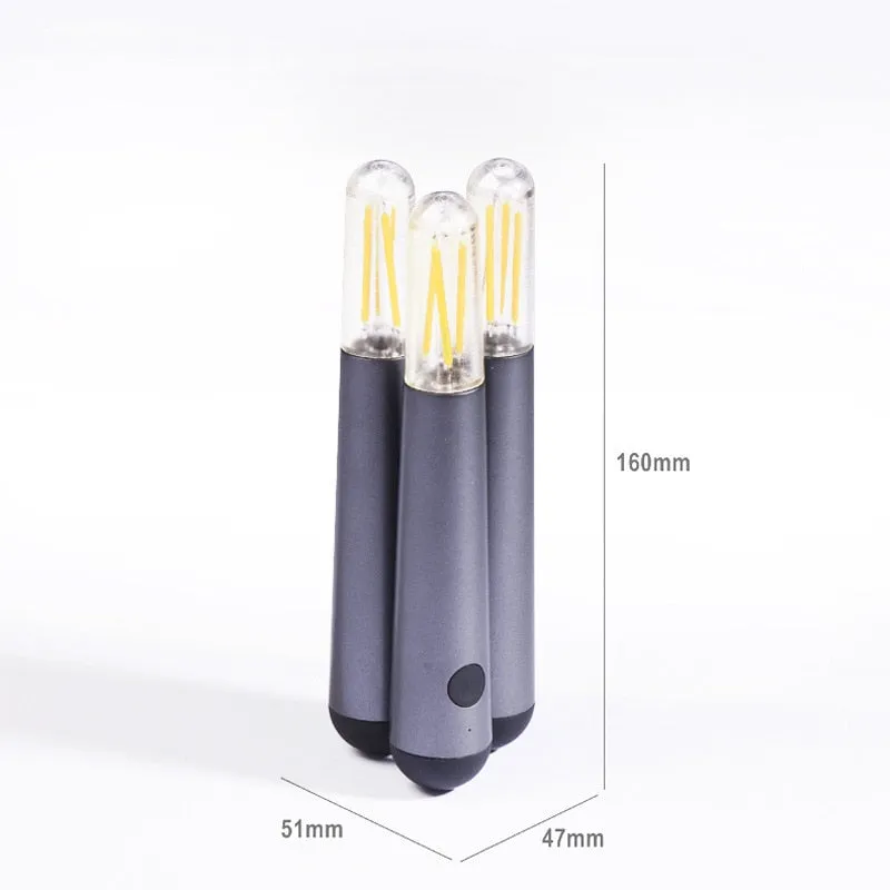 Glow Stick LED Table Light – Portable & Dimmable Ambient Lamp (Rechargeable, IP65)