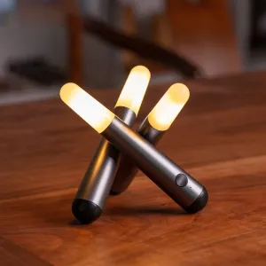 Glow Stick LED Table Light – Portable & Dimmable Ambient Lamp (Rechargeable, IP65)