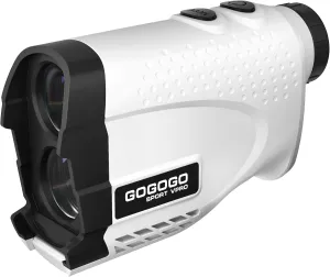 Gogogo Sport Vpro GS24 Golf & Hunting Laser Rangefinder, 7X Magnification, 1200 Yard Distance Measuring Range Finder with High-Precision Flag Pole Locking Vibration Function Slope Mode Continuous Scan