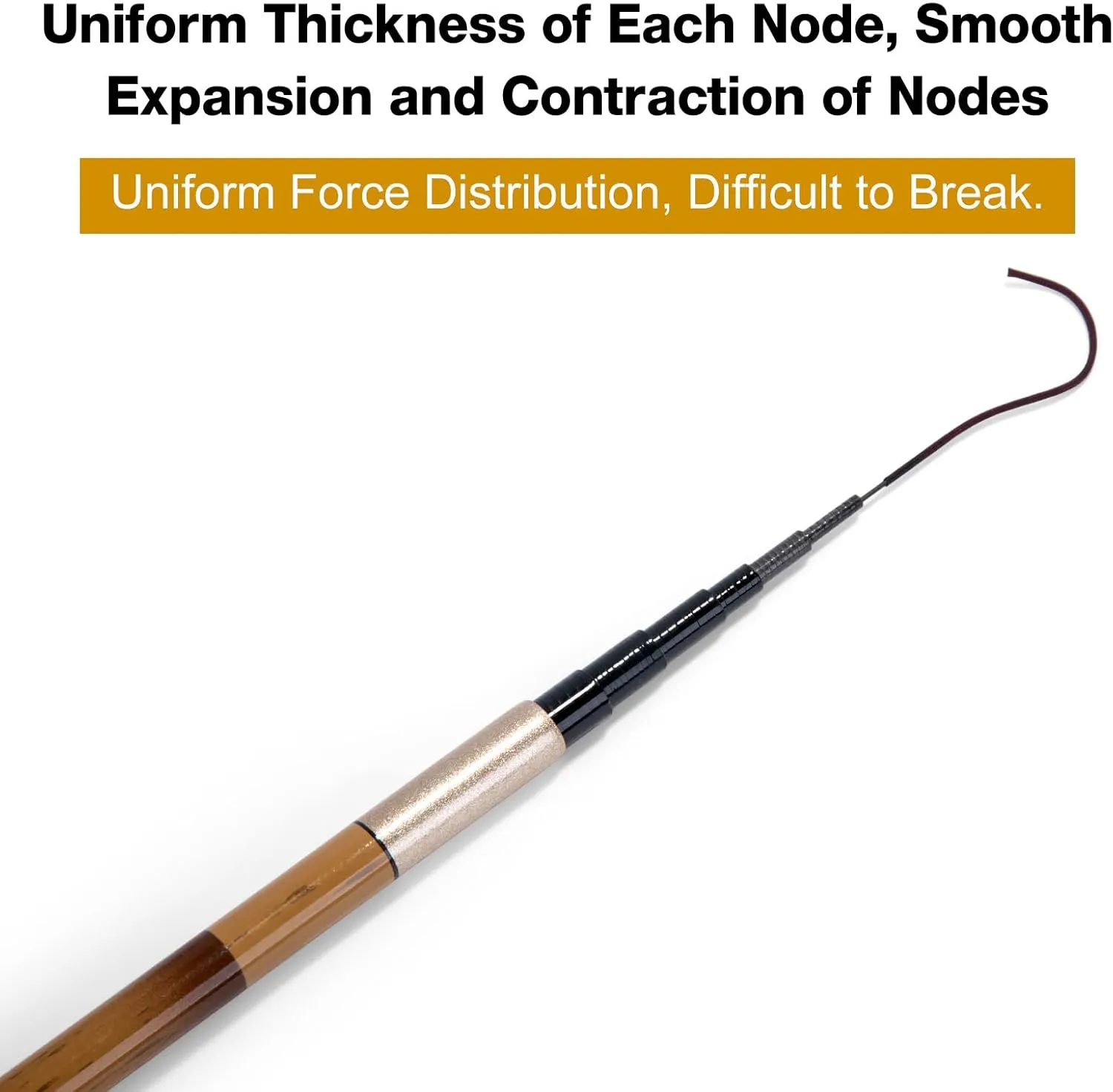 Goture Telescopic Mini Pocket Fishing Pole, Portable Fishing Hand Pole, Ultralight High Strength Stream River and Universal Lake Fishing Rod, 4 5 6 7 8 9 10 12 15FT Log Color/Pink
