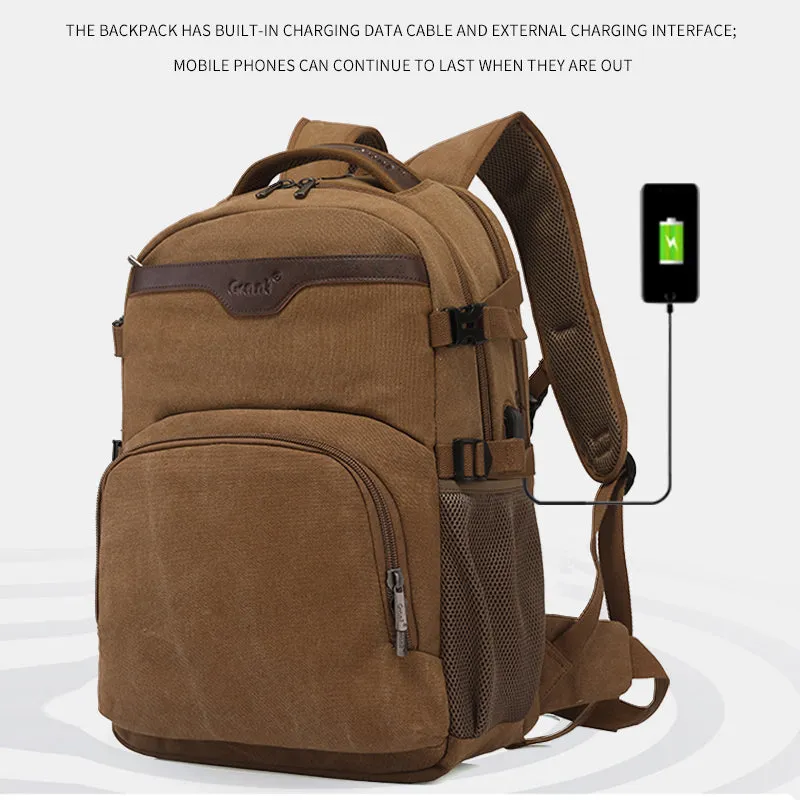 GRANT Canvas Laptop Backpack