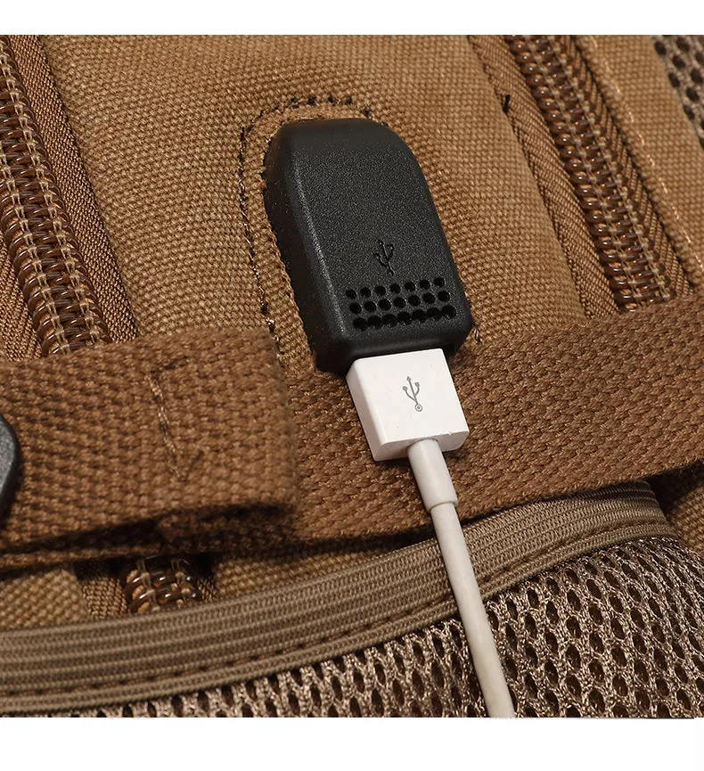 GRANT Canvas Laptop Backpack