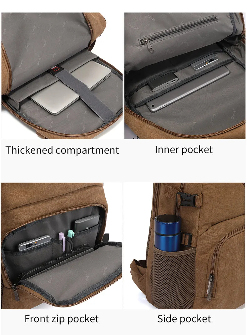 GRANT Canvas Laptop Backpack