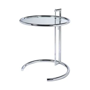 Gray style adjustable side table