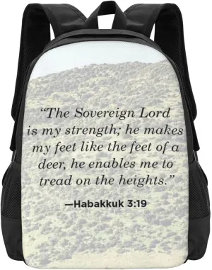 Habakkuk 3 19 Lightweight Packable Backpack Travel Casual Hiking Daypack Foldable Backpack For Men Women
