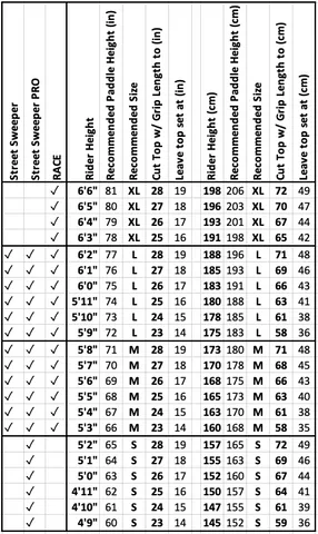 Hamboard / SUP Skate Race Pole 5'8"-6'2" (LG)