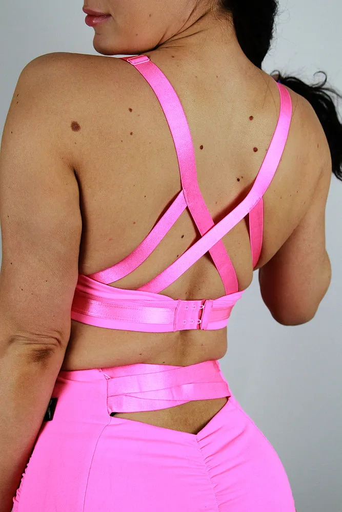 Hamilton Sports Bralette – HOT PINK